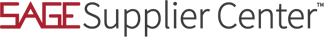 SAGE Supplier Center
